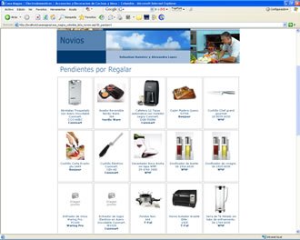 Lista Novios (3), Web Casa Magna