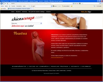 Empresa, Web Chicas Cereza