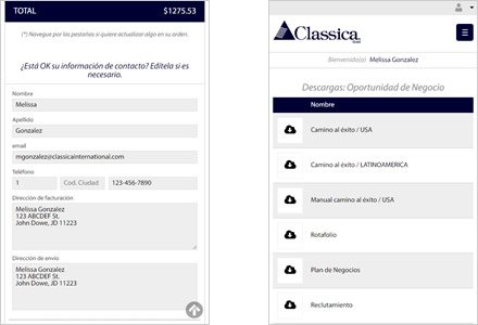 Adaptación Responsive, Web APP para Distribuidor Classica Regal
