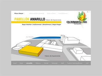 Home Pabellones, Multimedia Colombiamoda 2005