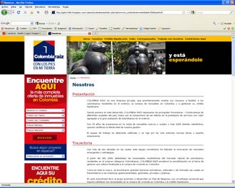 Empresa, Web Colombia Raíz