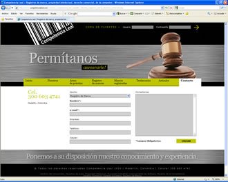 Contacto, Web Competencia Leal