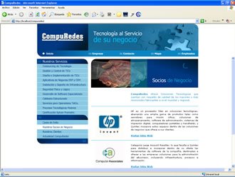 Página Socios  de Negocio, Web CompuRedes