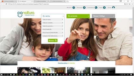 Filtros, Diseño de interfaces Inmobiliaria Conaltura
