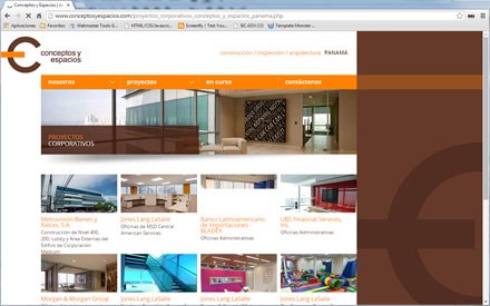 Proyectos corporativos, Web administrable Conceptos y Espacios