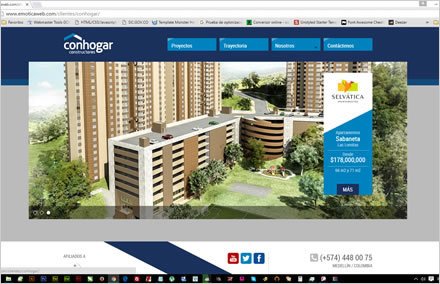 Home (1), Web responsive Conhogar