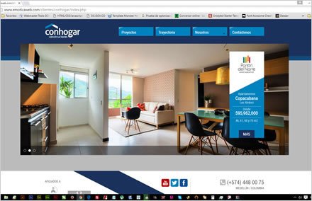 Home (2), Web responsive Conhogar