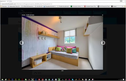 Galería, Web responsive Conhogar