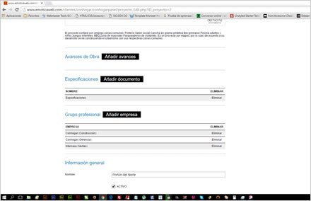 Administrador a la medida, Web responsive Conhogar
