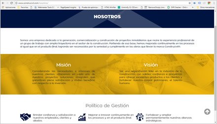 Empresa, Web Wordpress Responsive Construcivil