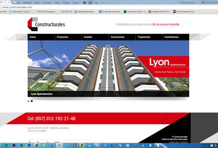 Home (1), Web responsive y admin/ Constructurales