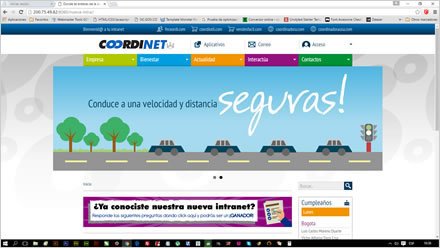 Home (2), Intranet Wordpress Coordinadora
