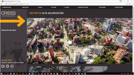 Avances de obra, Web HTML5 administrable Cross