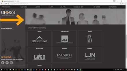 Grupo profesional, Web HTML5 administrable Cross