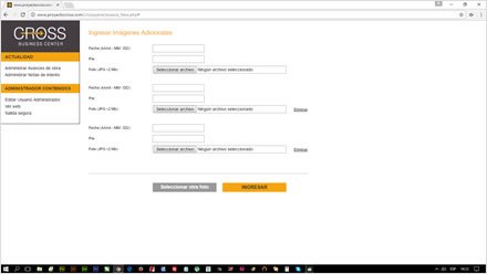 Administrador a la medida, Web HTML5 administrable Cross
