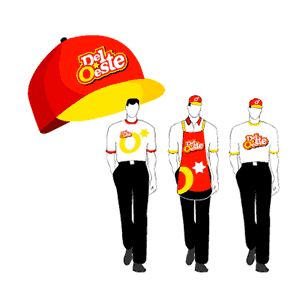 Uniformes, Identidad Visual Hamburguesas Del Oeste