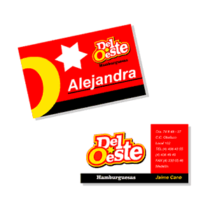 Escarapelas | Tarjetas, Identidad Visual Hamburguesas Del Oeste