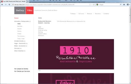 Caso de éxito, Sitio web Diseño Corporativo