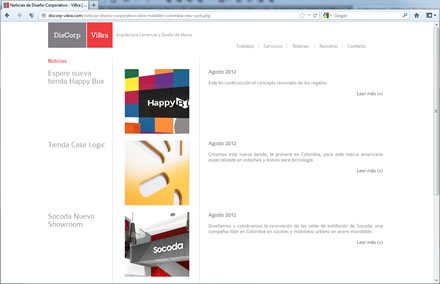 Blog, Sitio web Diseño Corporativo