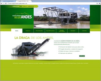 Home, Web Draga de los Andes