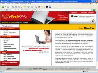 La Empresa, Web eTech King