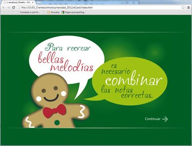 Story 4, e-card navidad (-:emótica)