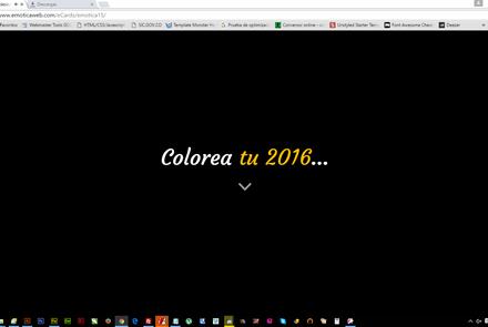 Story, e-card año nuevo HTML5 (-:emótica)