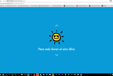 Story, e-card año nuevo HTML5 (-:emótica)
