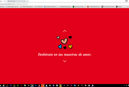 Story, e-card año nuevo HTML5 (-:emótica)