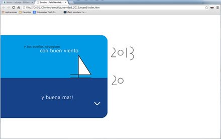 Story 5, eCard Nuevo año HTML5 (-:emótica)