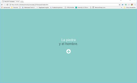 Story, e-card año nuevo HTML5 (-:emótica)