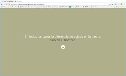 Story, e-card año nuevo HTML5 (-:emótica)