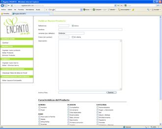 Administrador de contenidos (1), Web Regalos Encanto