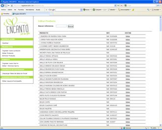 Administrador de contenidos (2), Web Regalos Encanto