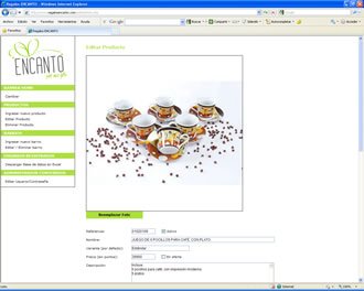 Administrador de contenidos (3), Web Regalos Encanto