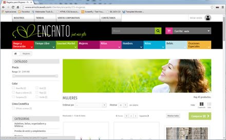 Categoría, Tienda electrónica Regalos Encanto