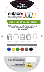 Etiquetas, Identidad, brochure Enlace Ecológico