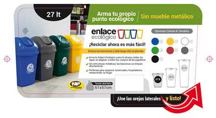 Etiquetas, Identidad, brochure Enlace Ecológico