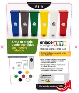 Etiquetas, Identidad, brochure Enlace Ecológico