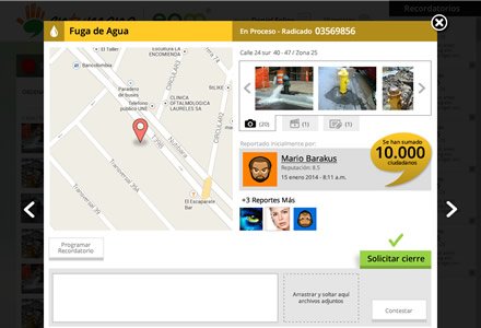 Interfaces gestor administrativo, Interfaces mobile app En tu mano