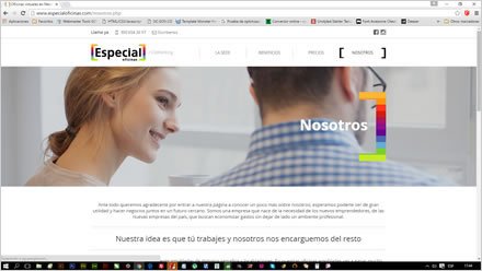 La Empresa, Sitio web responsive Especial Oficinas