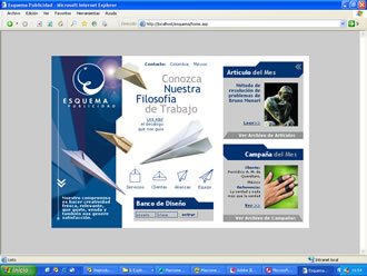 Home, Web Esquema Publicidad