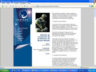 Artículo, Web Esquema Publicidad