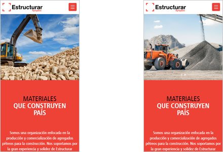 Adaptación Responsive, Landing Single Page Estructurar Agregados