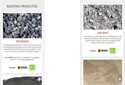 Adaptación Responsive, Landing Single Page Estructurar Agregados