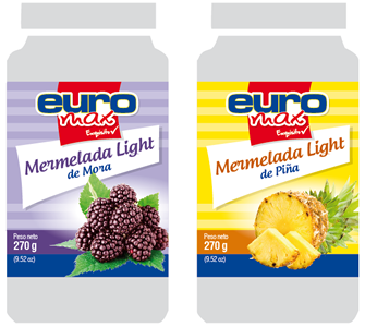 Mora / Piña, Diseño empaques Euro Max