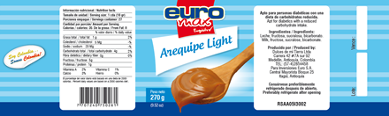 Arequipe Diet, Diseño empaques Euro Max