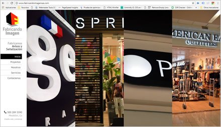 Home, Web Administrable Fabricando Imagen