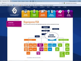 Organigrama, Intranet FGA