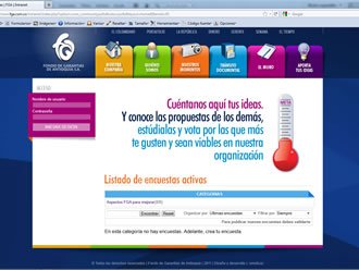 Sistema de encuestas, Intranet FGA